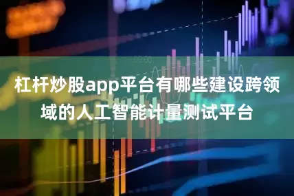 杠杆炒股app平台有哪些建设跨领域的人工智能计量测试平台