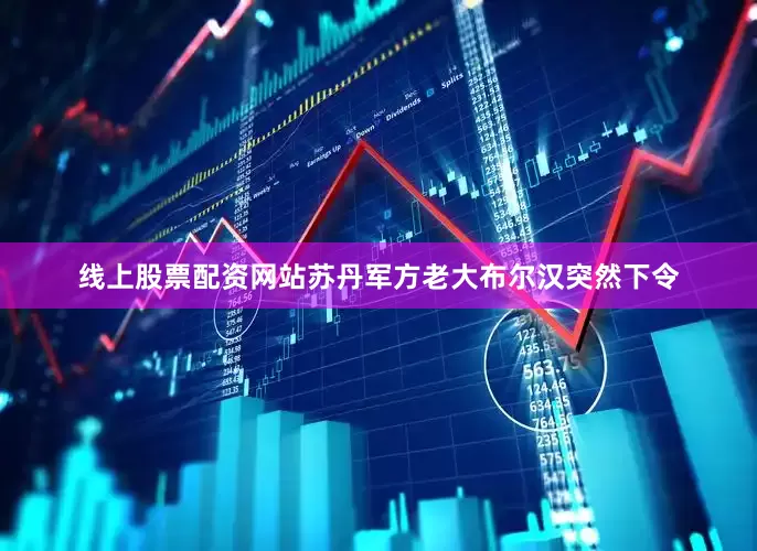 线上股票配资网站苏丹军方老大布尔汉突然下令