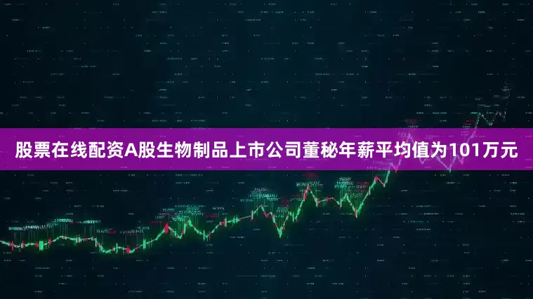 股票在线配资A股生物制品上市公司董秘年薪平均值为101万元